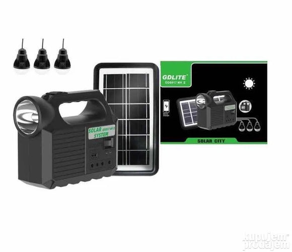 4u1 SOLARNA LAMPA - Power bank - NOVO