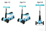 Trotinet SCOOTER 3 u 1 (rozi)