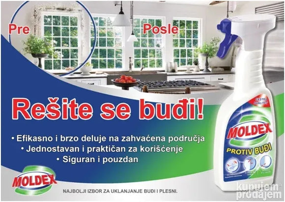 Moldex sredstvo protiv buđi 500ml 1+1 Gratiss  -Novo -