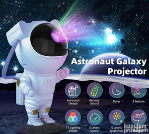 Astronaut projektor zvezdano nebo