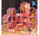 Velika kućica za lutke sa nameštajem i lutkama- Dream Home
