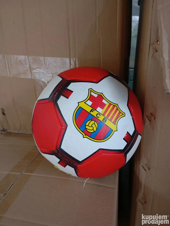 Fudbalska lopta Barcelona crvena