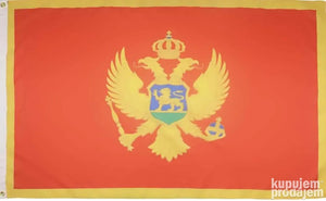 Zastava Crne Gore, crnogorska zastava 145x90 Crna Gora