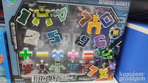 Edukativna igracka transformers brojevi