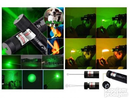 Laser Green Disco Laser 3u1 Laser Pointer