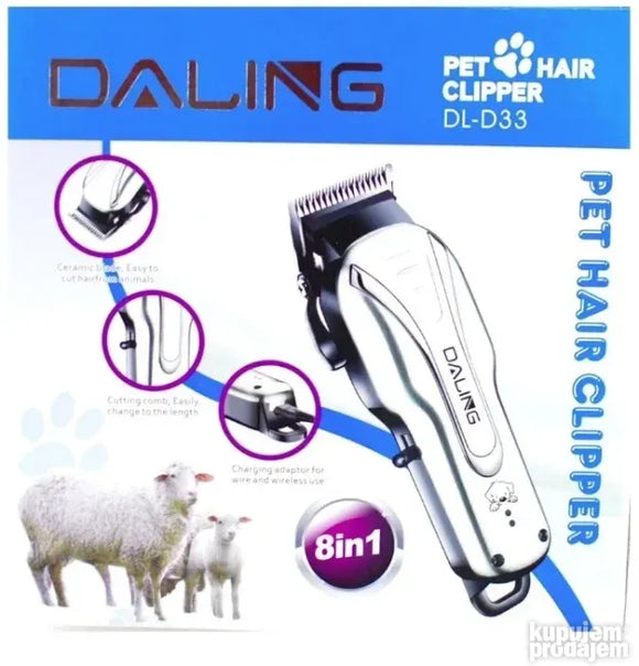Bezicni trimer za sisanje pasa masinica za pse Daling 8u1