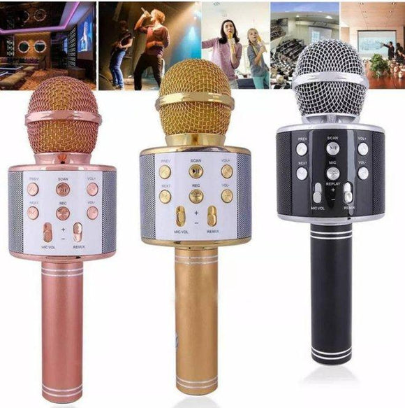 Karaoke bezicni mikrofon sa bluetooth zvucnikom - Karaoke bezicni mikrofon sa bluetooth zvucnikom