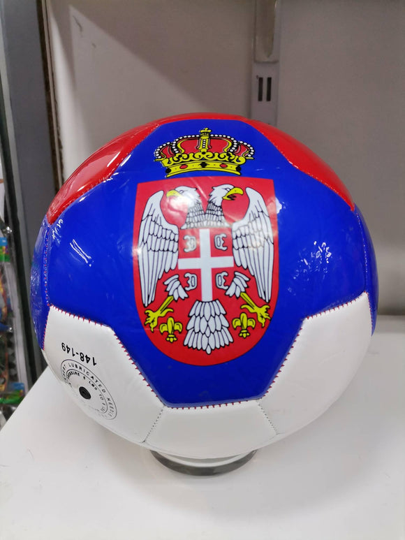 Fudbalska lopta sa grbom Srbije - Fudbalska lopta sa grbom Srbije