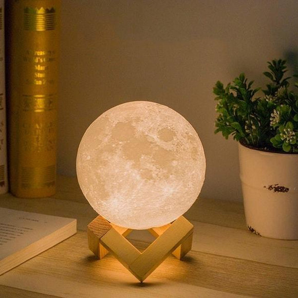 Mesec lampa 3 D, lampa u obliku meseca, Moon Lamp 15 cm - - Mesec lampa 3 D, lampa u obliku meseca, Moon Lamp 15 cm -