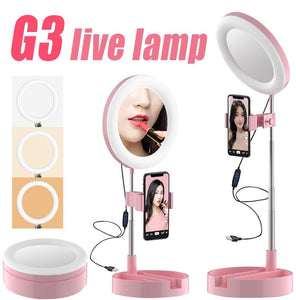 Selfi led lampa+ ogledalo () - Selfi led lampa+ ogledalo ()