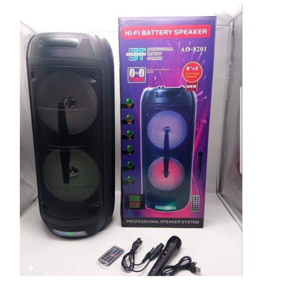 Prenosivi Zvučnik Bluetooth karaoke mikrofon AO-8201 - Prenosivi Zvučnik Bluetooth karaoke mikrofon AO-8201
