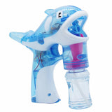 Muzička igračka delfin pištolj za balončiće od sapunice - Muzička igračka delfin pištolj za balončiće od sapunice
