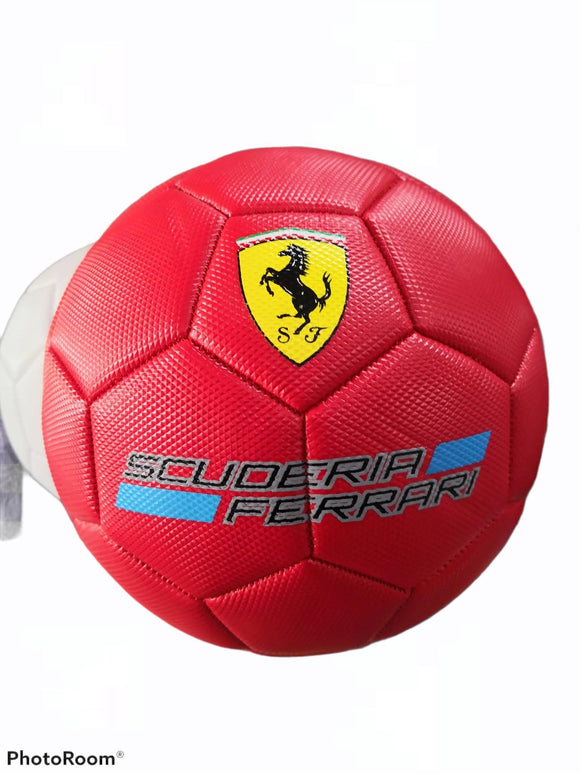 Crvena kožna fudbalska lopta Ferrari - Crvena kožna fudbalska lopta Ferrari