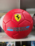 Crvena kožna fudbalska lopta Ferrari - Crvena kožna fudbalska lopta Ferrari