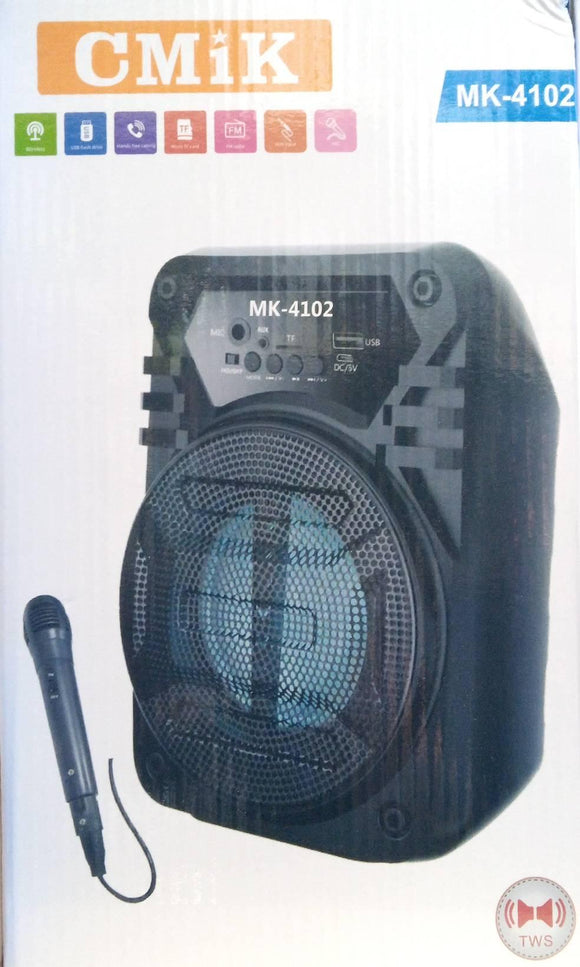 Karaoke bluetooth FM zvucnik sa mikrofonom MK 4102-Zvucnik - Karaoke bluetooth FM zvucnik sa mikrofonom MK 4102-Zvucnik