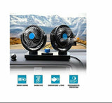 Dupli ventilator za hladjenje u autu (12V) - Dupli ventilator za hladjenje u autu (12V)