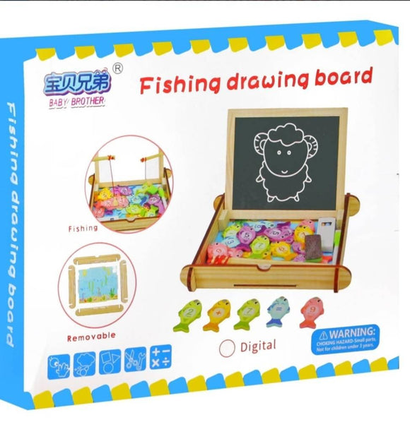 Drvena tabla za učenje i pecanje riba - Drvena tabla za učenje i pecanje riba