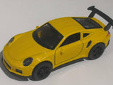 Metalni autić Porches 911 turbo žuti - Metalni autić Porches 911 turbo žuti