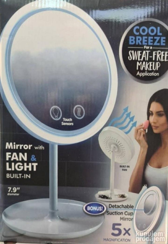Ogledalo za šminkanje sa ventilatorom - Ogledalo za šminkanje sa ventilatorom