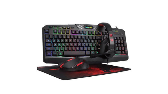 4 in 1 Combo S101-BA-2 Keyboard, Mouse, Headset & Mouse Pad - 4 in 1 Combo S101-BA-2 Keyboard, Mouse, Headset & Mouse Pad