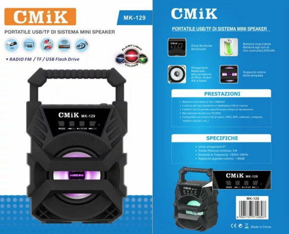 BLUETOOTH zvučnik CMiK MK-129 - BLUETOOTH zvučnik CMiK MK-129