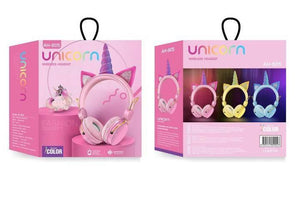 Bluetooth slisalice za decu slatki jednorog/roze - Bluetooth slisalice za decu slatki jednorog/roze