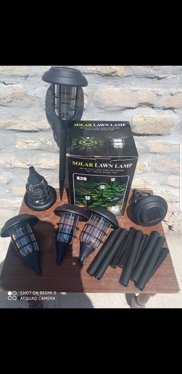 Solarne lampe X20 (paket od 6 komada) za travnjake i bašte - Solarne lampe X20 (paket od 6 komada) za travnjake i bašte