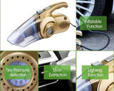 Usisivac za auto 4u1/led svetlo/pumpa gume/provera pritiska - Usisivac za auto 4u1/led svetlo/pumpa gume/provera pritiska