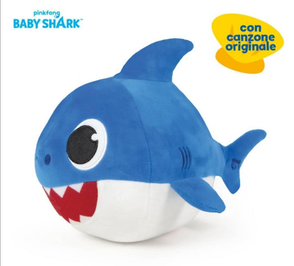 Baby shark plava plišana muzička beba ajkula - Baby shark plava plišana muzička beba ajkula