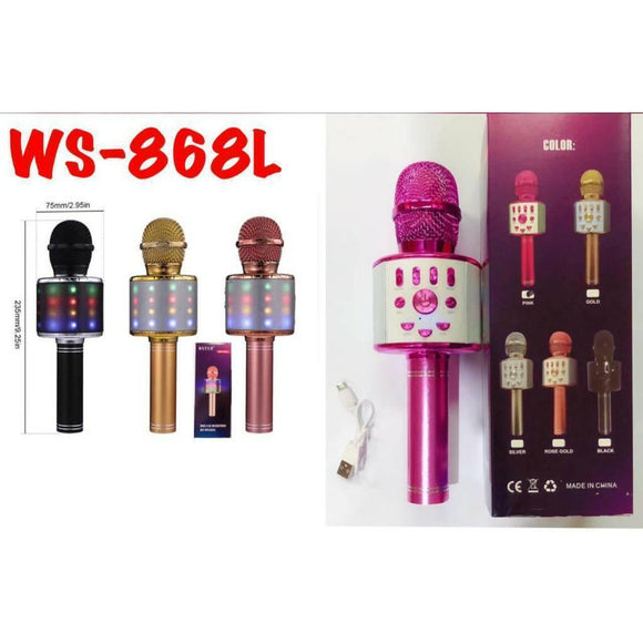 BLUETOOTH karaoke mikrofon WS-868L - BLUETOOTH karaoke mikrofon WS-868L