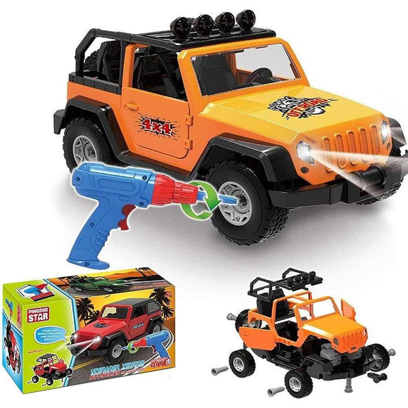 Auto  jeep rasklopiva igračka sa šrafilicom na baterije - Auto  jeep rasklopiva igračka sa šrafilicom na baterije