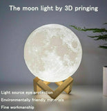 3D mesec lampa sa 16 boja - 3D moon lamp - 3D mesec lampa sa 16 boja - 3D moon lamp