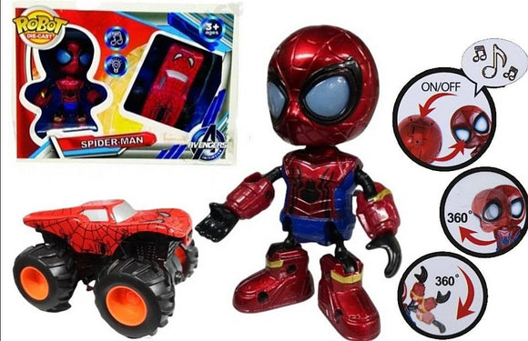 Spiderman metalni super heroj sa vozilom - Spiderman metalni super heroj sa vozilom