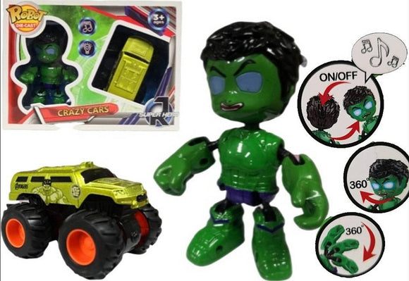 Hulk metalni super heroj sa vozilom - Hulk metalni super heroj sa vozilom