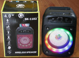 Bluetooth Blutut zvucnik 4" SK-1102 Karaoke/USB/FM/SD - Bluetooth Blutut zvucnik 4" SK-1102 Karaoke/USB/FM/SD