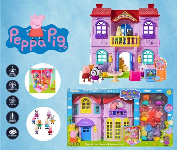 Pepa prase  kućica sa 8 igračka - Pepa prase  kućica sa 8 igračka