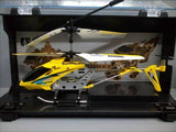Metalni helihopter na daljinsko upravljanje žuti - Metalni helihopter na daljinsko upravljanje žuti