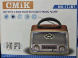 radio retro - blutut radio tranzistor  MK 173 BT - radio retro - blutut radio tranzistor  MK 173 BT