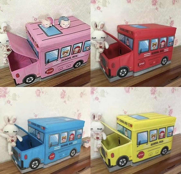 Kutija za igračke autobus - tabure i kutija za igračke - Kutija za igračke autobus - tabure i kutija za igračke