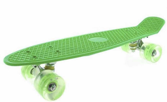 Peni board skejt bord zeleni sa svetlećim točkićima 60cm - Peni board skejt bord zeleni sa svetlećim točkićima 60cm