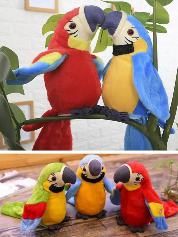 Papagaj koji prica Plisani Papagaj koji ponavlja reci - Papagaj koji prica Plisani Papagaj koji ponavlja reci