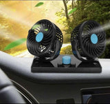 Dupli ventilator za auto - Dva ventilatora 12V - Dupli ventilator za auto - Dva ventilatora 12V