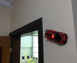 Laborghini crveni auto koji ide po zidu - Laborghini crveni auto koji ide po zidu
