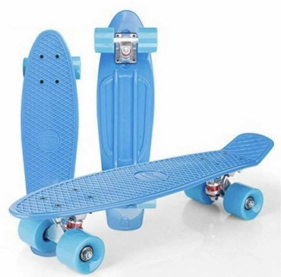 Penibord skejtbord - panny board - plavi sa svetlećim - Penibord skejtbord - panny board - plavi sa svetlećim