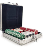 Poker čipovi sa dva špila u koferu 100 delova - Poker čipovi sa dva špila u koferu 100 delova