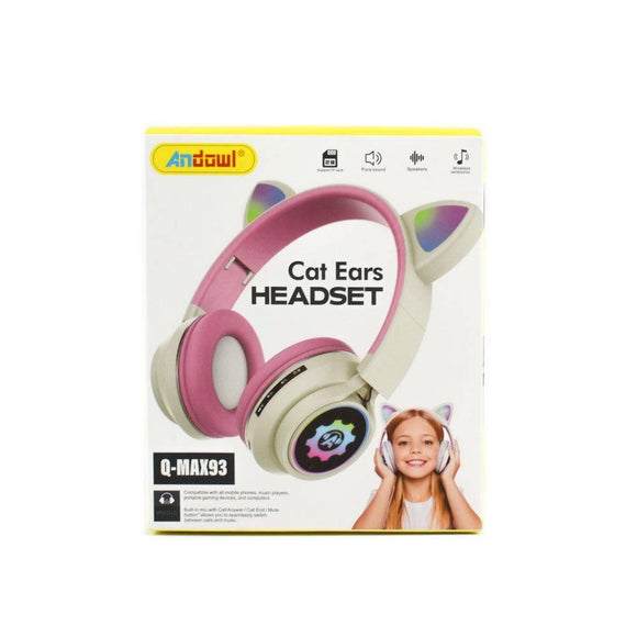 BLUETOOTH slušalice/dečije/Cat ears Q-MAX93 - BLUETOOTH slušalice/dečije/Cat ears Q-MAX93