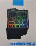 Gejmerska tastatura za jednu ruku sa LED svetlom - Gejmerska tastatura za jednu ruku sa LED svetlom