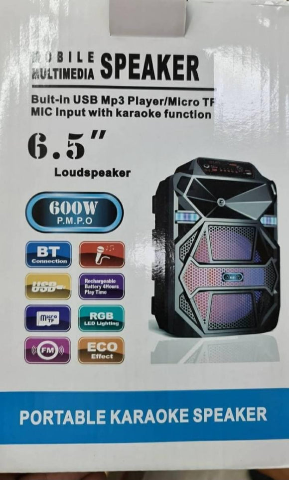 Karaoke zvucnik 600W sa mikrofonom - Karaoke zvucnik 600W sa mikrofonom