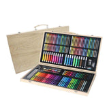 Drveni kofer bojice flomasteri pribor za crtanje - Drveni kofer bojice flomasteri pribor za crtanje