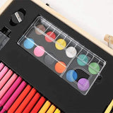 Drveni kofer bojice flomasteri pribor za crtanje - Drveni kofer bojice flomasteri pribor za crtanje
